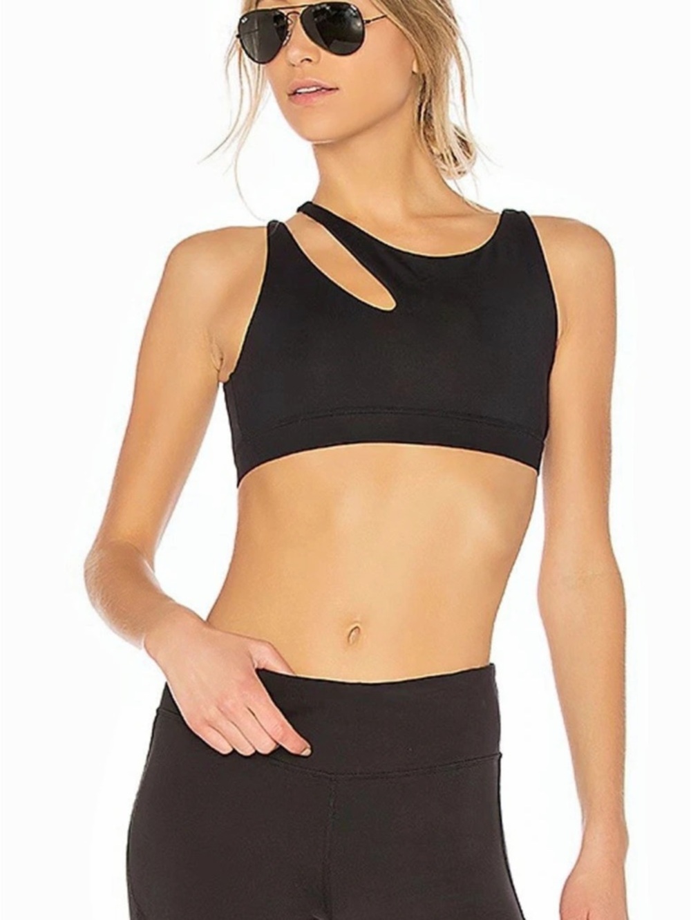 Alo Peak Sports Bra - Black